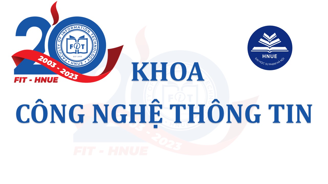 CHƯƠNG TRÌNH ĐÀO TẠO SƯ PHẠM TIN HỌC 2019